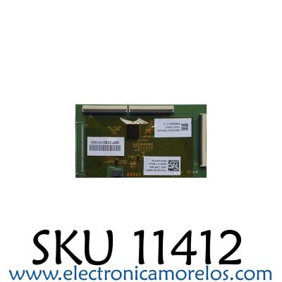 PLACA CONTROLADORA TÁCTIL PARA COMPUTADORA DELL / NÚMERO DE PARTE TW-0X8Y6C-M2811-6CK-72NF-A00 / DAZ16HMB4A0 REV:A / QMT2CB215I1000 / QMTAD007983000 / MODELO W17B	